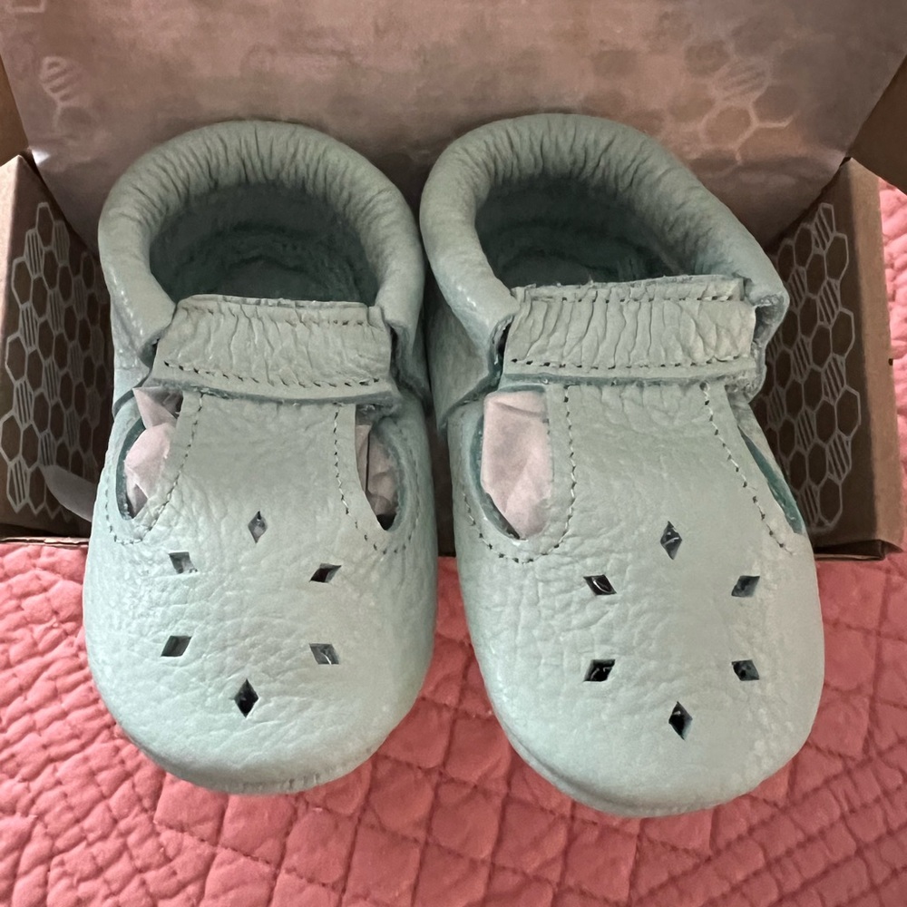 Turquoise Moccasins